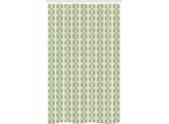 Abakuhaus Tenda Da Doccia Stretta Con Motivi Floreali, Rami Floreali Grafici, Set Decorativo Per Bagno In Tessuto Con Ganci, 120 X 180 Cm, Verde Giada Arancione