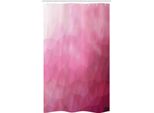 Abakuhaus Tenda Da Doccia Rosa Stretta, Shades Fragments Gradient, Set Decorativo Per Bagno In Tessuto Con Ganci, 120 X 180 Cm, Magenta Fucsia