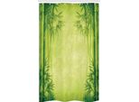 Abakuhaus Tenda Da Doccia Stretta Verde, Fengshui Cinese, Set Decorativo Per Bagno In Tessuto Con Ganci, 120 X 180 Cm, Verde
