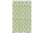 Abakuhaus Tenda Da Doccia Botanica Stretta, Verde Simmetrico, Set Decorativo Per Bagno In Tessuto Con Ganci, 120 X 180 Cm, Verde Chiaro