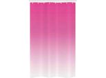 Abakuhaus Tenda Da Doccia Stretta Ombre, Disegno Digitale Rosa Shocking, Set Decorativo Per Bagno In Tessuto Con Ganci, 120 X 180 Cm, Rosa