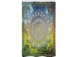 Abakuhaus Tenda Da Doccia Etnica Stretta, Mandala Boho, Set Decorativo Per Bagno In Tessuto Con Ganci, 120 X 180 Cm, Multicolore