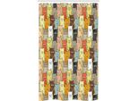 Abakuhaus Tenda Da Doccia Stretta Per Gatti, Divertente Cartone Animato Colorato, Set Decorativo Per Bagno In Tessuto Con Ganci, 120 X 180 Cm, Multicolore