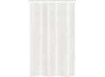 Abakuhaus Tenda Da Doccia Stretta Color Avorio, Medieval Victorian Petals, Set Decorativo Per Bagno In Tessuto Con Ganci, 120 X 180 Cm, Beige Bianco