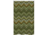 Abakuhaus Zambia Tenda Da Doccia Stretta, Stile Tribale, Set Decorativo Per Bagno In Tessuto Con Ganci, 120 X 180 Cm, Giallo Caramello Chiaro