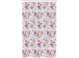 Abakuhaus Tartaruga Tenda Da Doccia Stretta, Acquerello Soft-Kunstwerk, Set Decorativo Per Bagno In Tessuto Con Ganci, 120 X 180 Cm, Rosa Fucsia
