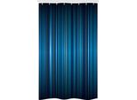 Abakuhaus Tenda Da Doccia Stretta Harbor Stripes, Blu Vivace, Set Decorativo Per Bagno In Tessuto Con Ganci, 120 X 180 Cm, Blu Navy Verde Acqua