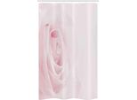 Abakuhaus Tenda Da Doccia Stretta Rose, Close Up Rosa In Fiore, Set Decorativo Per Bagno In Tessuto Con Ganci, 120 X 180 Cm, Rosa Chiaro