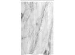 Abakuhaus Tenda Da Doccia Stretta In Marmo, Motivo Superficie Granito, Set Decorativo Per Bagno In Tessuto Con Ganci, 120 X 180 Cm, Grigio Polvere Bianco