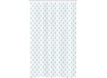 Abakuhaus Anker Tenda Da Doccia Stretta, Motivo Blu Vivido, Set Decorativo Per Bagno In Tessuto Con Ganci, 120 X 180 Cm, Azzurro E Bianco