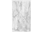 Abakuhaus Tenda Da Doccia Stretta In Marmo, Linee Stained Grunge, Set Decorativo Per Bagno In Tessuto Con Ganci, 120 X 180 Cm, Grigio