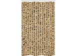 Abakuhaus Tenda Da Doccia Egiziana Stretta, Ancinet Hieroglyphs, Set Decorativo Per Bagno In Tessuto Con Ganci, 120 X 180 Cm, Sabbia Marrone Nero