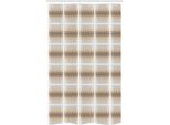 Abakuhaus Tenda Da Doccia Astratta Stretta, Cultura, Set Decorativo Per Bagno In Tessuto Con Ganci, 120 X 180 Cm, Beige Marrone Bianco