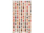 Abakuhaus Tenda Da Doccia Stretta Rosa Shocking, Classica A Pois Semplici, Set Decorativo Per Bagno In Tessuto Con Ganci, 120 X 180 Cm, Rosa Shocking