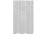 Abakuhaus Grigio E Bianco Tenda Da Doccia Stretta, Stile Orientale, Set Decorativo Per Bagno In Tessuto Con Ganci, 120 X 180 Cm, Grigio