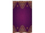 Abakuhaus Tenda Da Doccia Orientale Stretta, Decorazione In Pizzo, Set Decorativo Per Bagno In Tessuto Con Ganci, 120 X 180 Cm, Multicolore