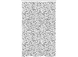 Abakuhaus Nero E Bianco Tenda Da Doccia Stretta, Istruzioni E Corda, Set Decorativo Per Bagno In Tessuto Con Ganci, 120 X 180 Cm, Bianco Nero