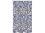 Abakuhaus Tenda Da Doccia Marocchina Stretta, Motivo A Griglia Quadrata, Set Decorativo Per Bagno In Tessuto Con Ganci, 120 X 180 Cm, Multicolore
