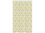Abakuhaus Tenda Da Doccia Stretta Retrò, Petali Di Fiori Vintage, Set Decorativo Per Bagno In Tessuto Con Ganci, 120 X 180 Cm, Multicolore