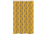 Abakuhaus Giraffa Tenda Da Doccia Stretta, Ornamento Animale, Set Decorativo Per Bagno In Tessuto Con Ganci, 120 X 180 Cm, Multicolore