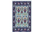 Abakuhaus Tenda Da Doccia Stretta Con Motivo Turco, Tulipani E Margherite, Set Decorativo Per Bagno In Tessuto Con Ganci, 120 X 180 Cm, Multicolore