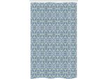 Abakuhaus Tenda Da Doccia Etnica Stretta, Motivo Floreale Retrò Portoghese, Set Decorativo Per Bagno In Tessuto Con Ganci, 120 X 180 Cm, Multicolore