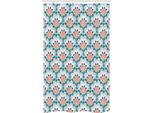 Abakuhaus Tenda Da Doccia Stretta Con Motivi Floreali, Motivo Boho Turco, Set Decorativo Per Bagno In Tessuto Con Ganci, 120 X 180 Cm, Multicolore