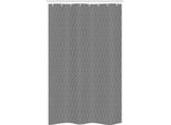 Abakuhaus Tenda Da Doccia Grigia Stretta, Esagoni E Triangoli, Set Decorativo Per Bagno In Tessuto Con Ganci, 120 X 180 Cm, Grigio E Grigio Chiaro