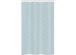 Abakuhaus Tenda Da Doccia Stretta Con Motivo A Squame Di Pesce, Linee Ondulate Doodle, Set Decorativo Per Bagno In Tessuto Con Ganci, 120 X 180 Cm, Azzurro Grigio Bianco