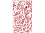 Abakuhaus Tenda Da Doccia Stretta Con Motivo A Squame Di Pesce, Pelle Di Animale Esotico, Set Decorativo Per Bagno In Tessuto Con Ganci, 120 X 180 Cm, Senape E Bianco