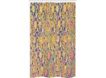 Abakuhaus Tenda Da Doccia Asiatica Stretta, Batik Indonesiano Grafico, Set Decorativo Per Bagno In Tessuto Con Ganci, 120 X 180 Cm, Multicolore