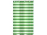 Abakuhaus Tenda Da Doccia Geometrica Stretta, Verde E Bianco A Quadretti, Set Decorativo Per Bagno In Tessuto Con Ganci, 120 X 180 Cm, Verde E Bianco