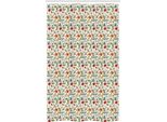 Abakuhaus Tenda Da Doccia Botanica Stretta, Insetti, Piante E Fiori, Set Decorativo Per Bagno In Tessuto Con Ganci, 120 X 180 Cm, Multicolore