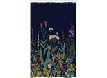 Abakuhaus Tenda Da Doccia Botanica Stretta, Fiori Ed Erbe Rurali, Set Decorativo Per Bagno In Tessuto Con Ganci, 120 X 180 Cm, Multicolore
