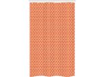 Abakuhaus Tenda Da Doccia Stretta Astratta, Fette Di Pompelmo, Set Decorativo Per Bagno In Tessuto Con Ganci, 120 X 180 Cm, Arancione Vermiglio