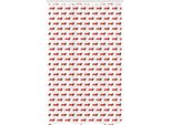 Abakuhaus Tenda Da Doccia Stretta Con Bassotti, Bicolore Con Motivi Astratti Di Cani, Set Decorativo Per Bagno In Tessuto Con Ganci, 120 X 180 Cm, Rosso Cinabro E Grigio Antracite