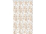 Abakuhaus Tenda Da Doccia Stretta A Pois Rosa, Disegnata A Mano, Set Decorativo Per Bagno In Tessuto Con Ganci, 120 X 180 Cm, Grigio Antracite