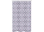Abakuhaus Tenda Da Doccia Marocchina Stretta, Vibrant Modern Orient, Set Decorativo Per Bagno In Tessuto Con Ganci, 120 X 180 Cm, Rosa Mare Verde