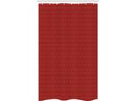 Abakuhaus Welle Tenda Da Doccia Stretta, Arte Tradizionale Giapponese Curls, Set Decorativo Per Bagno In Tessuto Con Ganci, 120 X 180 Cm, Rubino Pallido Rosso Cinabro