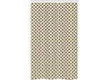 Abakuhaus Tenda Da Doccia Orientale Stretta, Eastern Star And Squares, Set Decorativo Per Bagno In Tessuto Con Ganci, 120 X 180 Cm, Grigio Senape