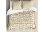 Abakuhaus Copripiumino Tea Party, Torte E Teiere, Antiacaro, Adatto A Chi Soffre Di Allergie, Con Federe, 155 Cm X 220 Cm - 80 X 80 Cm, Multicolore
