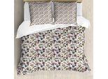 Abakuhaus Ti Amo Copripiumino, Amour Astratto, Antiacaro Adatto A Chi Soffre Di Allergie Con Federe, 155 Cm X 220 Cm - 80 X 80 Cm, Multicolore