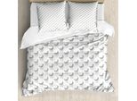 Abakuhaus Copripiumino Luna, Decorato Con Stelle Festività, Antiacaro Adatto A Chi Soffre Di Allergie Con Federe, 155 Cm X 220 Cm - 80 X 80 Cm, Multicolore