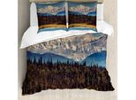Abakuhaus Alaska Copripiumino, Bunte Nord Sommer, Antiacaro, Adatto A Chi Soffre Di Allergie, Con Federe, 200 Cm X 200 Cm - 80 X 80 Cm, Multicolore
