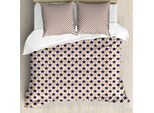 Abakuhaus Copripiumino Star, Motivo A Tema Grunge, Antiacaro, Adatto A Chi Soffre Di Allergie, Con Federe, 155 Cm X 220 Cm - 80 X 80 Cm, Blu Navy-Beige-Rosso