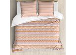 Abakuhaus Set Copripiumino Messicano Per Letti Matrimoniali, Motivo Etnico A Rombi, Antiacaro, Adatto A Chi Soffre Di Allergie, Con Federe, Multicolore
