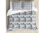 Abakuhaus Copripiumino Hirsch, Stagione Invernale, Antiacaro, Adatto A Chi Soffre Di Allergie, Con Federe, 155 Cm X 220 Cm - 80 X 80 Cm, Multicolore