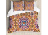 Abakuhaus Set Copripiumino Mandala Per Letti Matrimoniali, Motivi Floreali Orientali, Antiacaro, Adatto A Chi Soffre Di Allergie, Con Federe, Multicolore