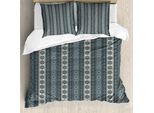 Abakuhaus Copripiumino Mandala, Paisley Star, Antiacaro, Adatto A Chi Soffre Di Allergie, Con Federe, 155 Cm X 220 Cm - 80 X 80 Cm, Grigio Tan Beige