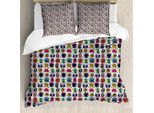 Abakuhaus Copripiumino Extraterrestre, Creature Astratte E Immaginarie, Antiacaro, Adatto A Chi Soffre Di Allergie, Con Federe, 155 Cm X 220 Cm - 80 X 80 Cm, Multicolore